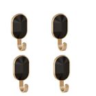 4Pcs Hanging Wall Hooks Wall Mounted Coat Clothes Holder  Living Room