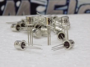 1x SGS Thomson 2N736 Si NPN  Transistor TO-18 - Foto 1 di 4