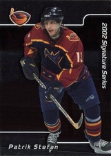 2001 Be a Player Signature Series #2 Patrik Stefan Atlanta Thrashers