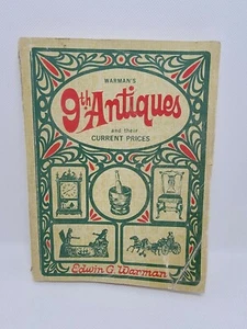 Warman's 9th Antiques And Their Current Prices Edwin G. Warman 1969 - Imagen 1 de 12