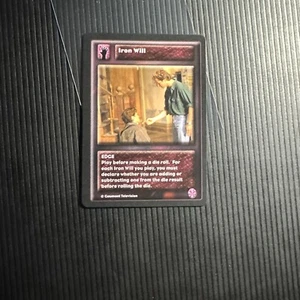 Highlander: The Card Game Trading Card CCG Iron Will - Foto 1 di 2