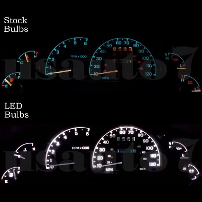 Dash Instrument Cluster Gauges WHITE LED LIGHTS KIT For 1995-2001 Ford Explorer - Image 1 of 3