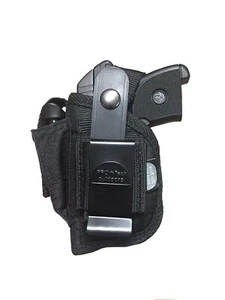 Taktisches Gürtelholster mit Magazintasche für S&W Bodyguard 380 mit Laser - Bild 1 von 2
