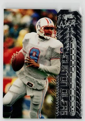 Steve McNair 1996 Topps Laser #43 Houston Oilers - Image 1 of 2