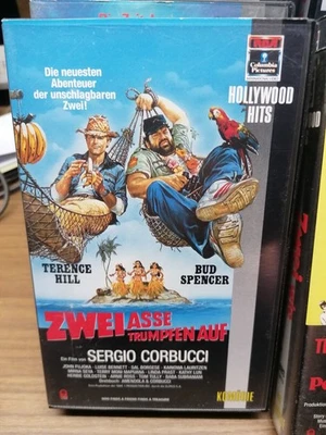 VHS Rarität: ZWEI ASSE TRUMPFEN AUF  (1981) mit Bud Spencer & Terence Hill - Bild 1 von 4