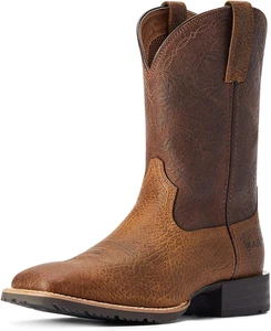 Ariat Mens Hybrid Grit Square Toe Casual Boots Mid Calf - Brown - Picture 1 of 6