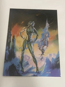 1994 CARDZ Julie Bell According to Tekchrome Looking #T2 - Picture 1 of 2