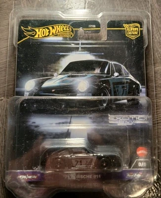 HOT WHEELS PREMIUM EXOTIC ENVY '71 PORSCHE 911 BLACK 0/5 CHASE CAR LIMITED - Image 1 of 4