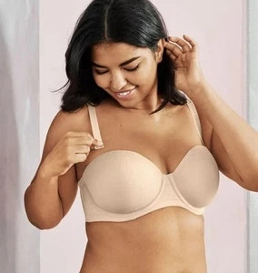 NEU Wacoal Damen 854119 Red Carpet Trägerloser Bügel BH 38C Sand - Bild 1 von 6