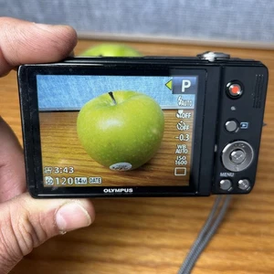 Cámara digital Olympus VR-330 14MP negra con tarjeta SD de 4 GB - Imagen 1 de 10