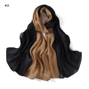 Pañuelo Largo 180*70Cm Mujeres Musulmanas Hijab Mantón Envolvente Bufandas Estolas Turbante Árabe - Imagen 1 de 33