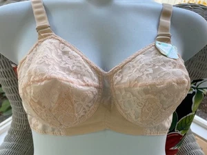 Vintage 1950’s Elfin Cordtex Pink Lace Bra 34C Sears New with Tags - Picture 1 of 3