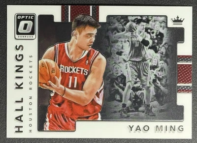 2017-18 Donruss Optic Hall Kings Yao Ming #20 Rockets - Image 1 of 2