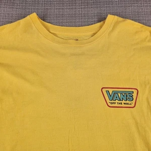 Vans x The Simpsons Shirt Herren Large Gelb Langarm Krusty Burger Grafik - Bild 1 von 9