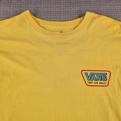 Vans x The Simpsons Shirt Mens Large Yellow Long Sleeve Krusty Burger Graphic - Image 1 of 4
