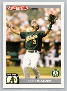 2004 TOPPS TOTAL #TTC21 ERIC CHAVEZ TEAM CHECKLISTS OAKLAND ATHLETICS - Picture 1 of 2