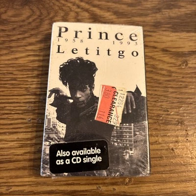 Prince - Let It Go (Letitgo) Cassette Single SEALED w/ Hype Sticker 1958-1993 - Image 1 of 3