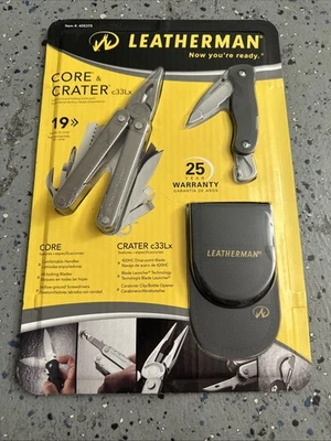 Leatherman Core & Crater C33LX Multitool Pocket Knife - Image 1 of 4