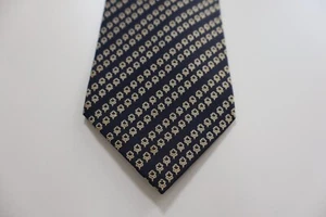 HUBERT MILANO 100% SILK TIE SETA CRAVATTA NECKTIE MADE IN ITALY CLASSIC - Imagen 1 de 6