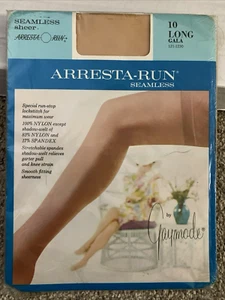 Vintage Stocking ARRESTA-RUN Seamless Thigh Size 10 Long Gaymode Gala Sheer - Bild 1 von 13