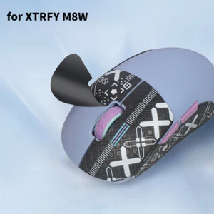Mouse Sticker For Xtrfy M8W Mouse Grip Tape Skate Handmade Non Slip Lizard Skin - Afbeelding 1 van 22