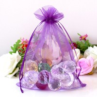100 Sheer Organza Wedding Party Favor Decor Gift Candy Bags Jewellery Pouches