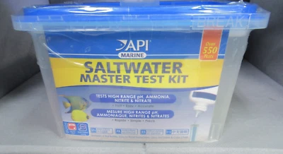 NEW! API Saltwater Master Test Kit 550+ Marine Tests pH Ammonia Nitrite Nitrate - Image 1 of 4