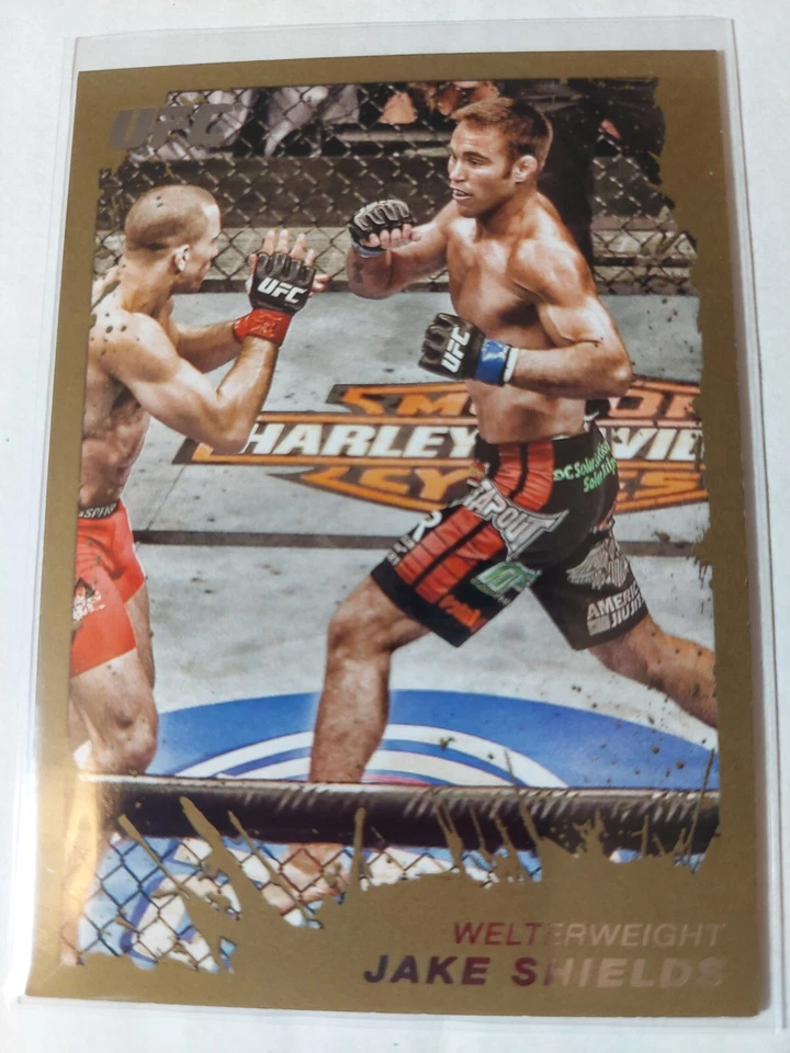Jake Shields #136 2011 Topps UFC Moment of Truth Gold Parallel - Image 1 of 2