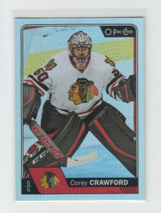 16/17 OPC Chicago Blackhawks Corey Crawford Rainbow card #289