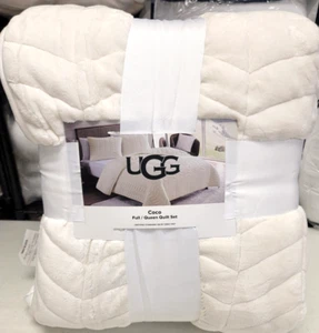 UGG Coco 3-Pc. Quilt Set, Full/Queen - Snow - Picture 1 of 4