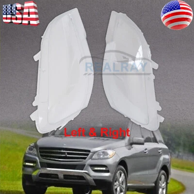 Cubierta de lente de faro para Mercedes Benz W164 ML350 ML450 ML500 ML63 AMG Foto 1 de 4