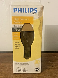 Philips C70S62 70W HPS High Pressure Sodium Light Bulb Mogul Base ED23.5 Clear - Picture 1 of 5