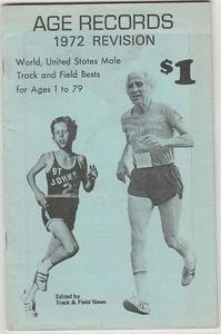 1972 Track And Field Age Records from Track and Field News - Picture 1 of 1