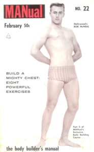Manual No.22, February 1961, Vintage Male Beefcake Magazine - Imagen 1 de 2