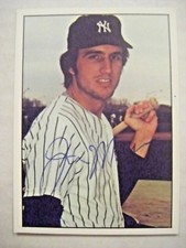 JIM MASON signed YANKEES 1975-1976 SSPC baseball card AUTO Autographed MOBILE AL