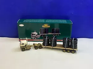 CORGI 1/50 SCALE HEAVY HAULERS INTERNATIONAL TRANSTAR W/ FLATBED & TIRE LOAD - Picture 1 of 19