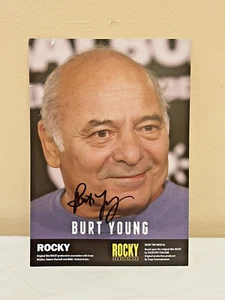 Burt Young (Paulie) ROCKY THE MUSICAL Signed 8x6 Photo - Picture 1 of 4