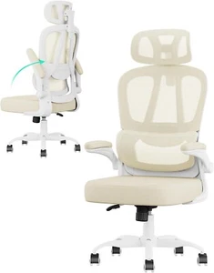 Office Chair, Mesh Desk Chair with Adjustable Headrest & Flip-up Armrests, Mid-B - Picture 1 of 7
