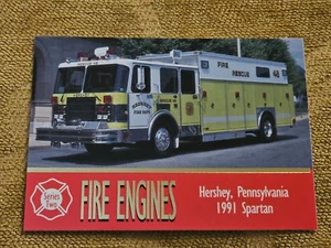 1993 Fire Engines Series 2 #167 Hershey, Pennsylvania 1991 Spartan - Picture 1 of 6