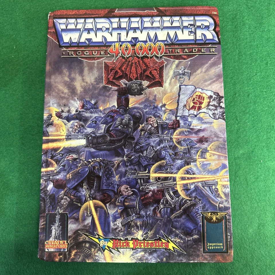 Warhammer 40k 1st Edition 1987 Rogue Trader Hardback Book Games Workshop 80s 🟡 - Image 1 of 4