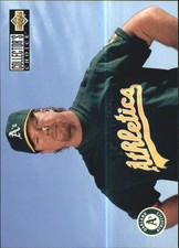 1994 Collector's Choice Oakland Athletics Baseball Card #330 Mark McGwire TC