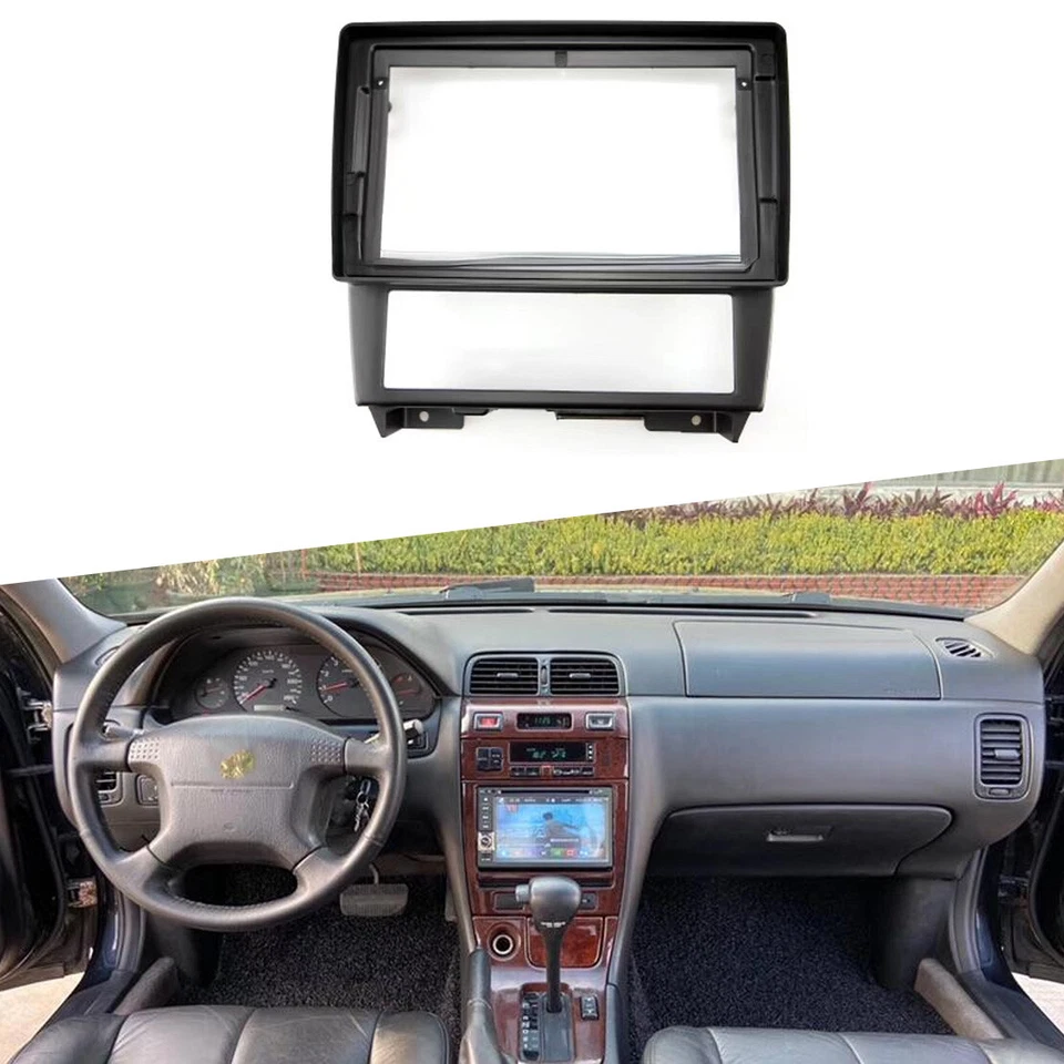 Fascia Stereo Radio Bezel Panel Frame DVD Trim For Nissan CEFIRO 1994-2000 Auto - Image 1 of 1