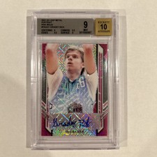 2021-22 Leaf Metal Portrait Pink Mojo Gradey Dick Auto RC BGS 9 MINT 5/10🔥🔥🔥