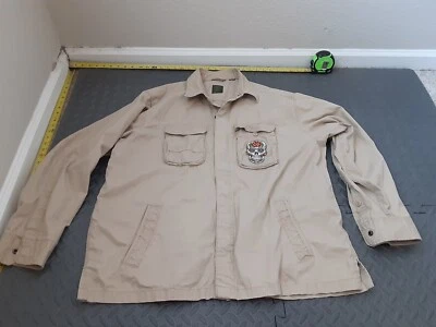 Timberland Denim Beige Jacket Mens Size XL - 2XL #S67 - Image 1 of 4