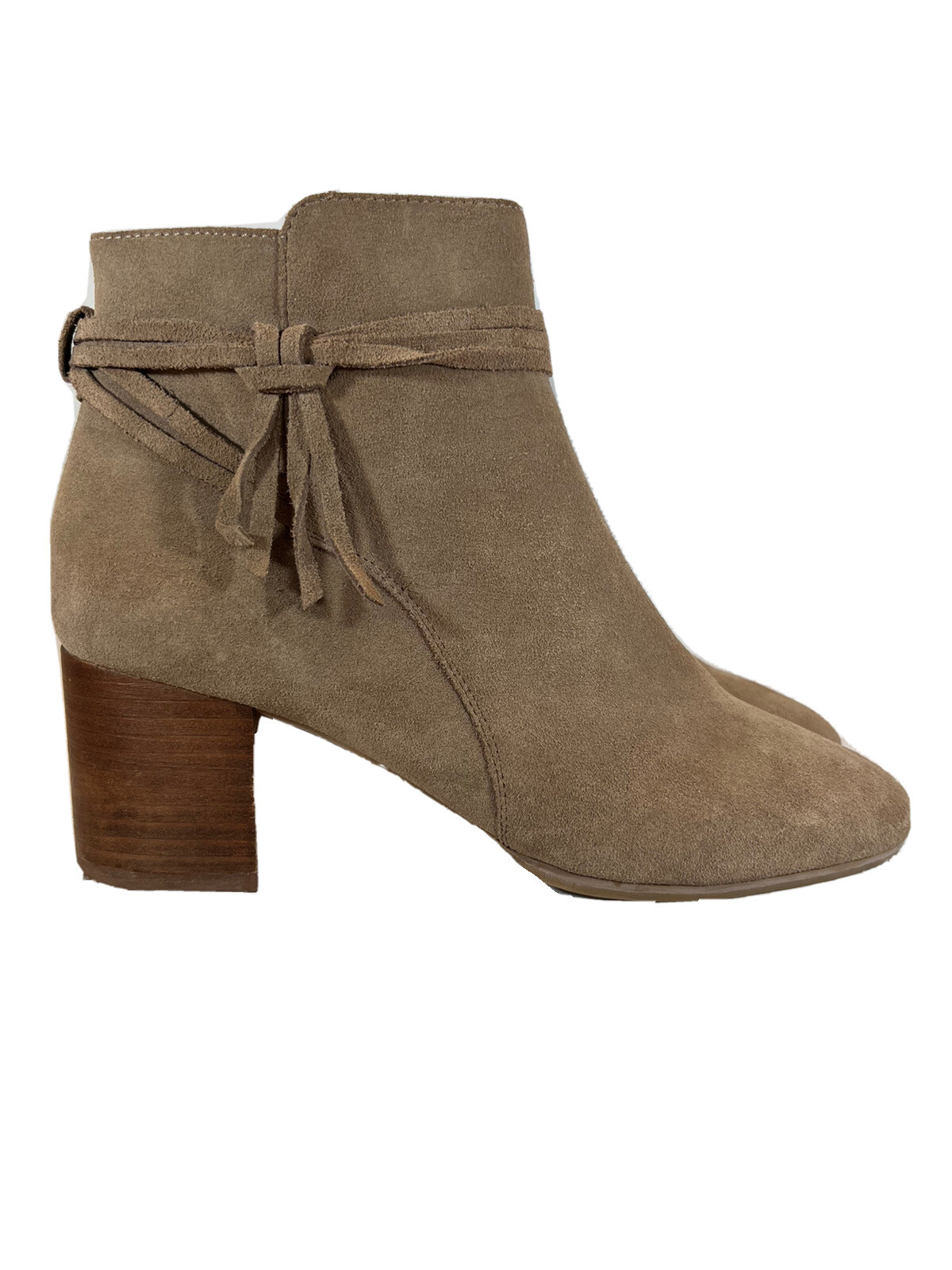 Tan Taupe Leather Suede 