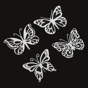 4pcs butterfly Metal Cutting Dies Stencils Scrapbook Embossing Album Card Crafts - Picture 1 of 5