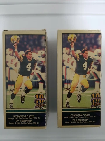 RARE HOF Brett Favre Sentry Foods Superbowl XXXI 10th Anniversary Figure Double! Cover