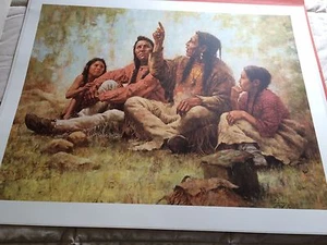 "THE STORYTELLER" LIMITED EDITION PRINT BY HOWARD TERPNING - Picture 1 of 10