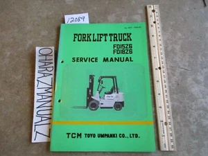 TCM Forklift FD15Z6 FD18Z6 Service Manual - Picture 1 of 2