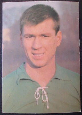 1257 Josef Piontek Werder Bremen 1966 Bergmann Aral Sammelbild - Bild 1 von 2